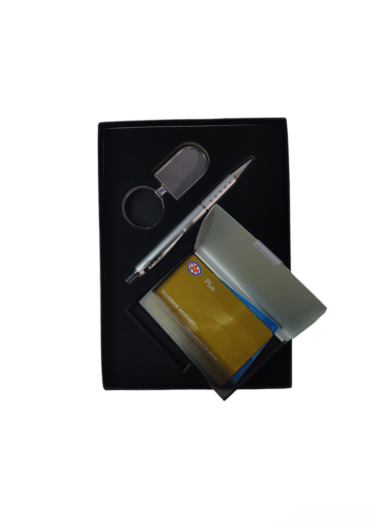 1936 - keychain, Pen & Bus.Card Holder