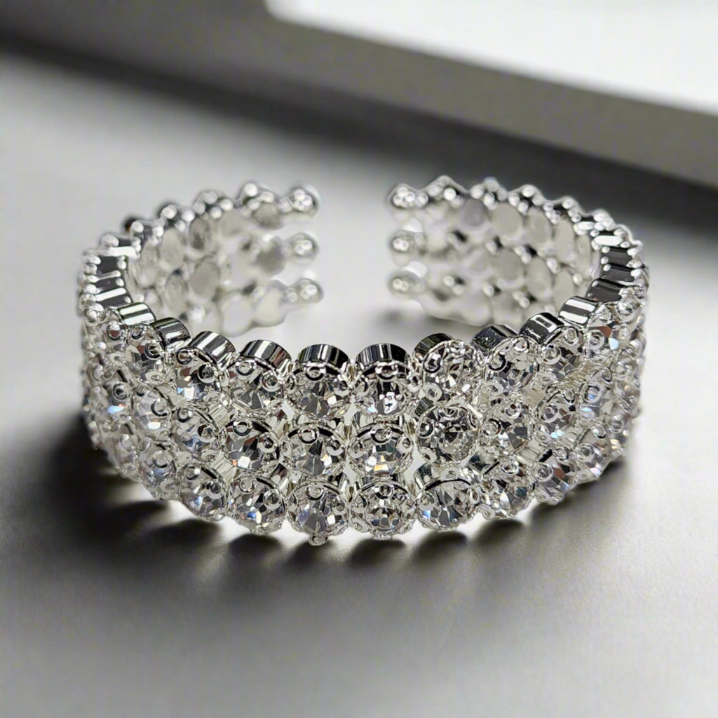 570140 - Rhinestone Bracelets - 3 Lines