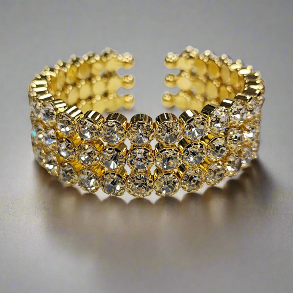 570140 - Rhinestone Bracelets - 3 Lines