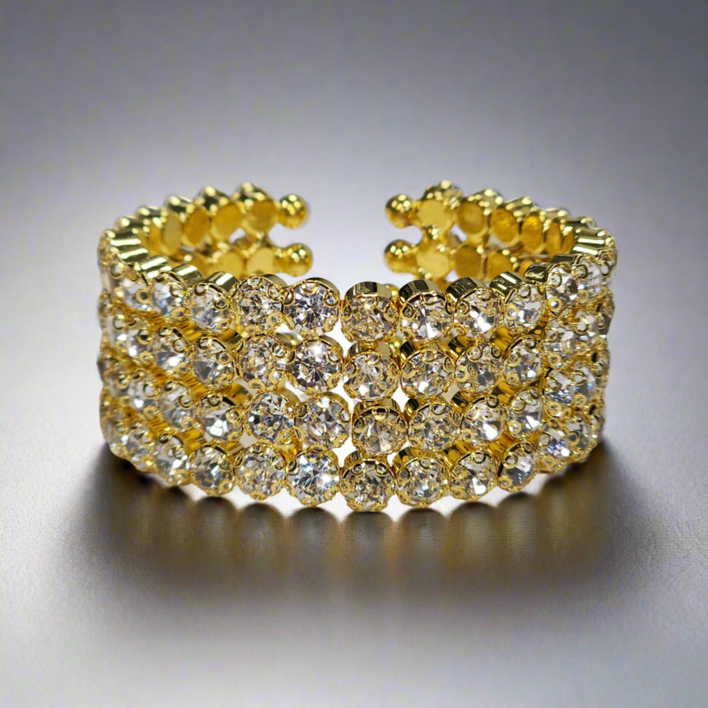 570141 - Rhinestone Bracelets - 4 Lines