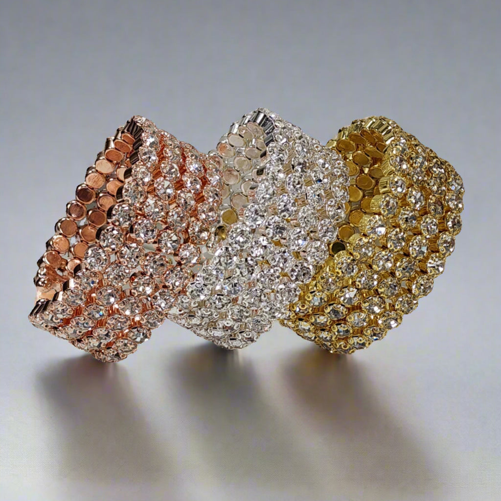 570141 - Rhinestone Bracelets - 4 Lines