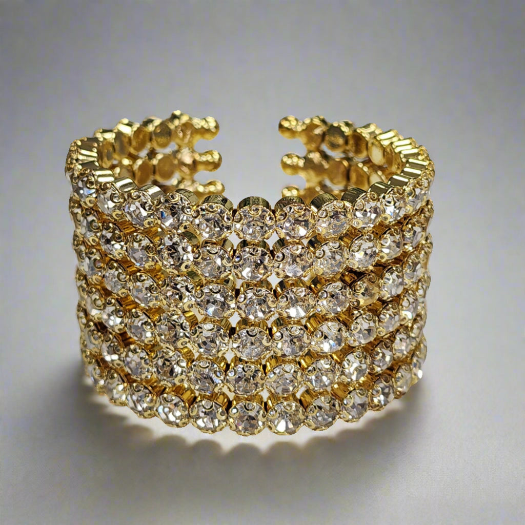 570142 - Rhinestone Bracelets - 6 Lines