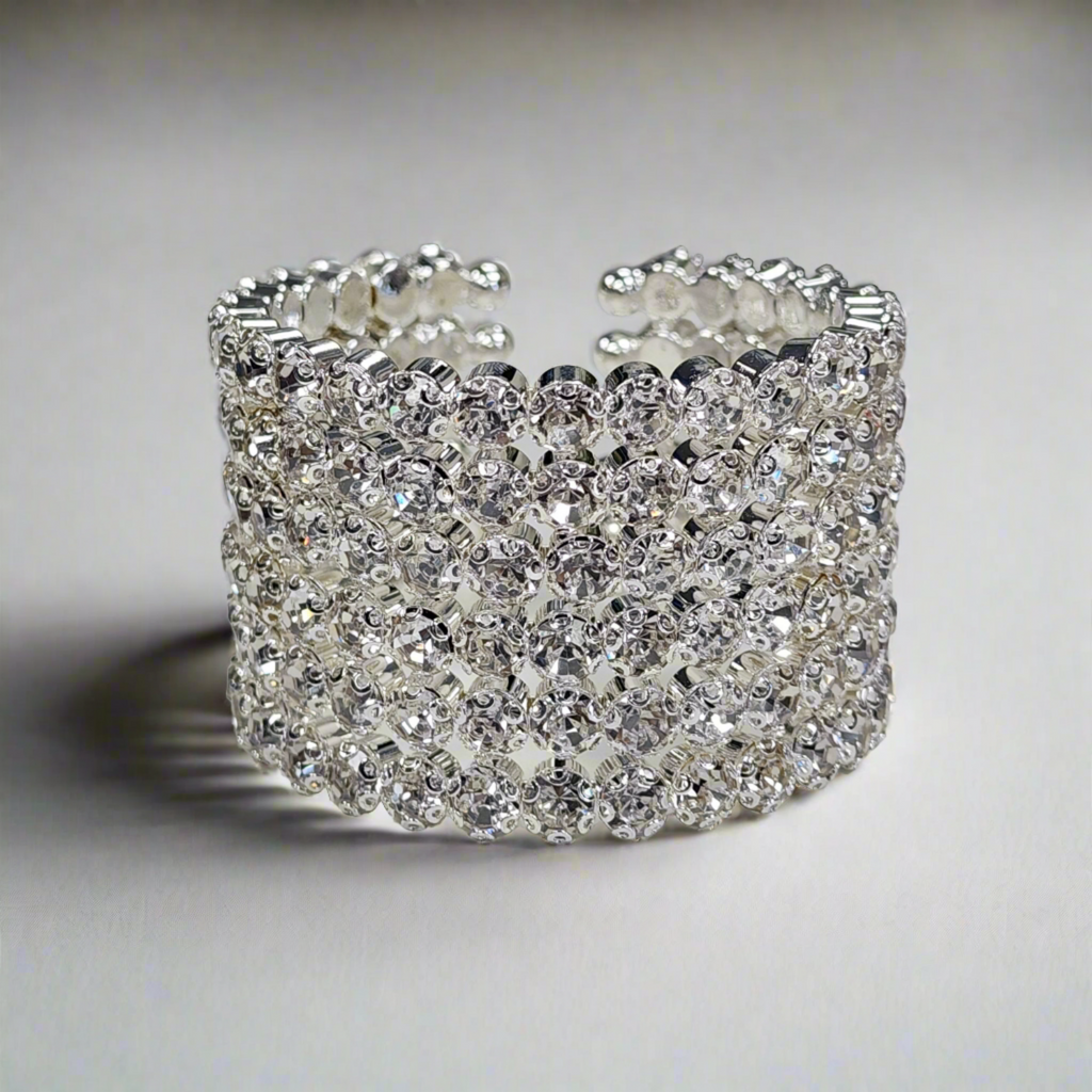 570142 - Rhinestone Bracelets - 6 Lines