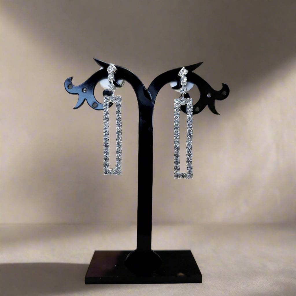 A-1490 - Rhinestone Earrings