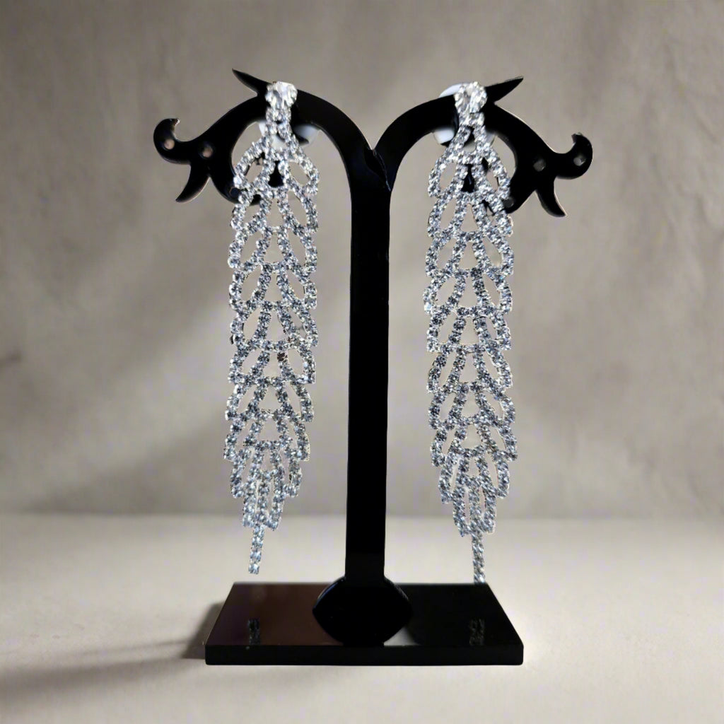 A-1496 - Rhinestone Earrings