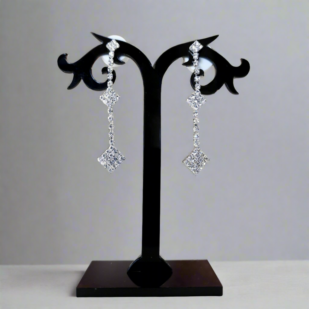 A-1489 - Rhinestone Earrings