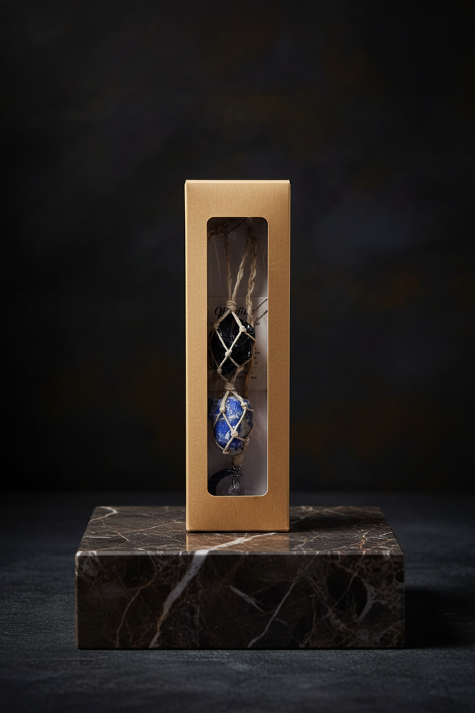 2077 - Suncatcher, Obsidian, Lapislazuli