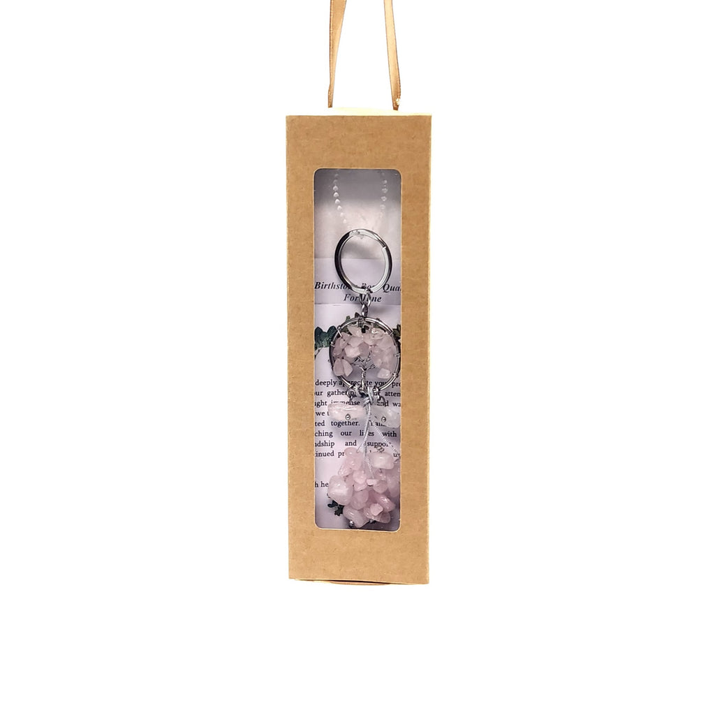 2090 - Keychain - Rose Quartz - June