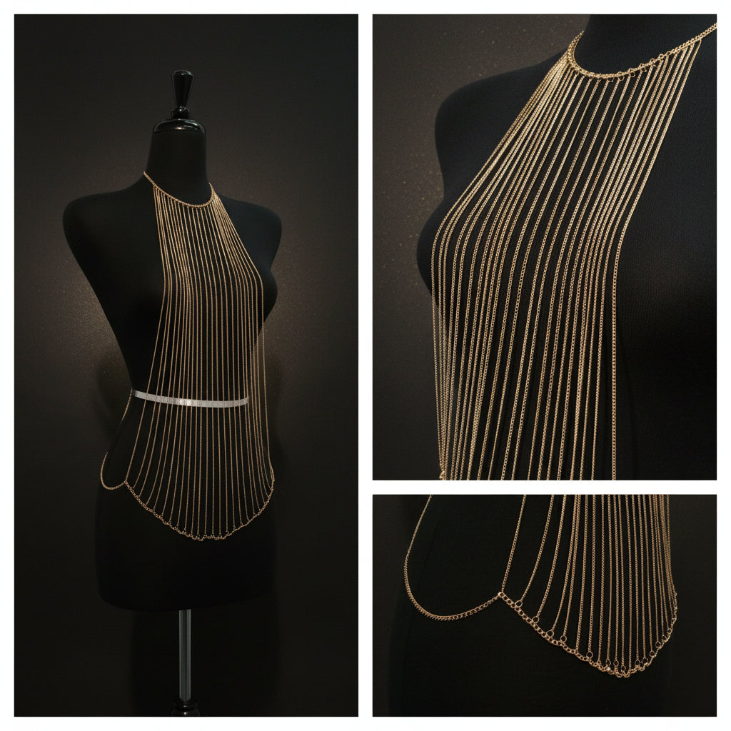A-144 - Body Jewellery - Gold Color