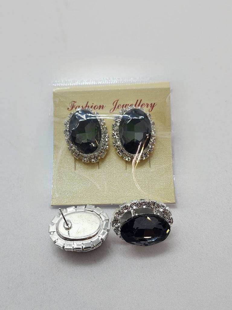 E570161 - Oval Fashion Stud Earrings