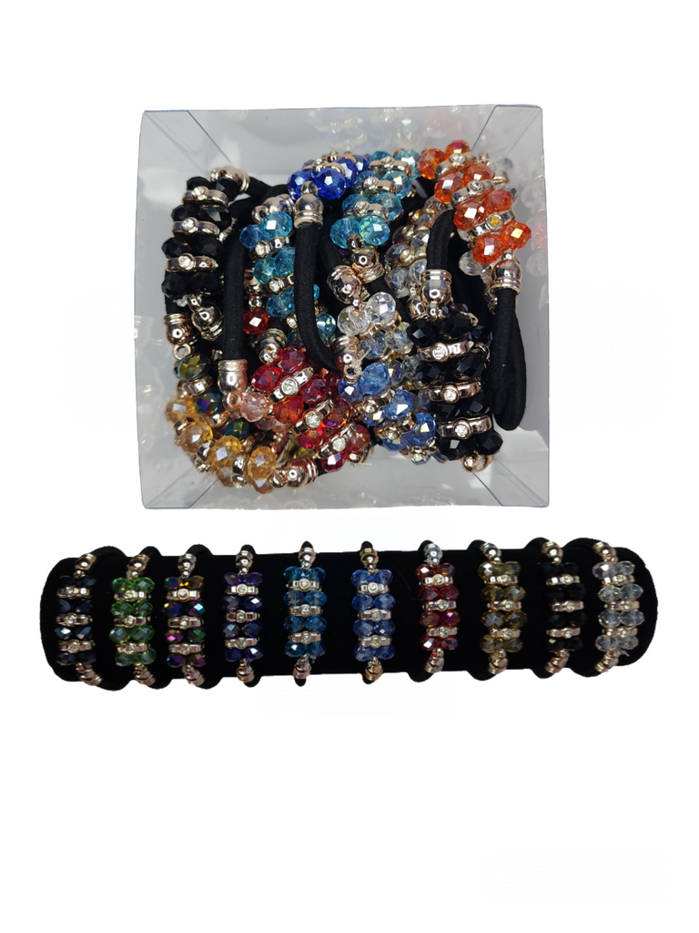 HTA-28 - 24 pcs Hair Tie Set - Assorted Colours