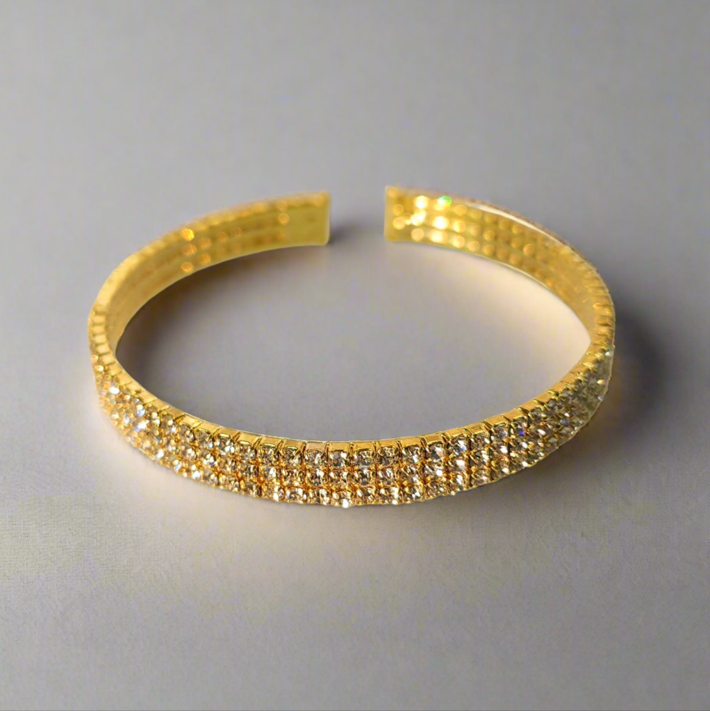 1816 - Rhinestone Bracelets - 3 Lines
