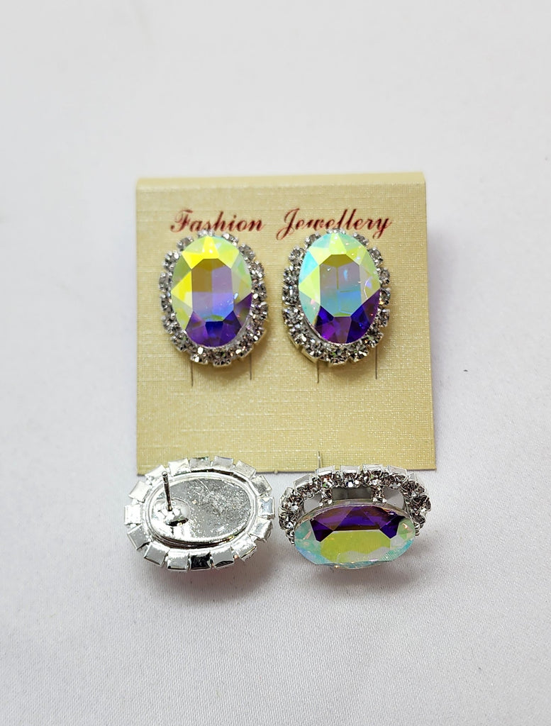 E570161 - Oval Fashion Stud Earrings