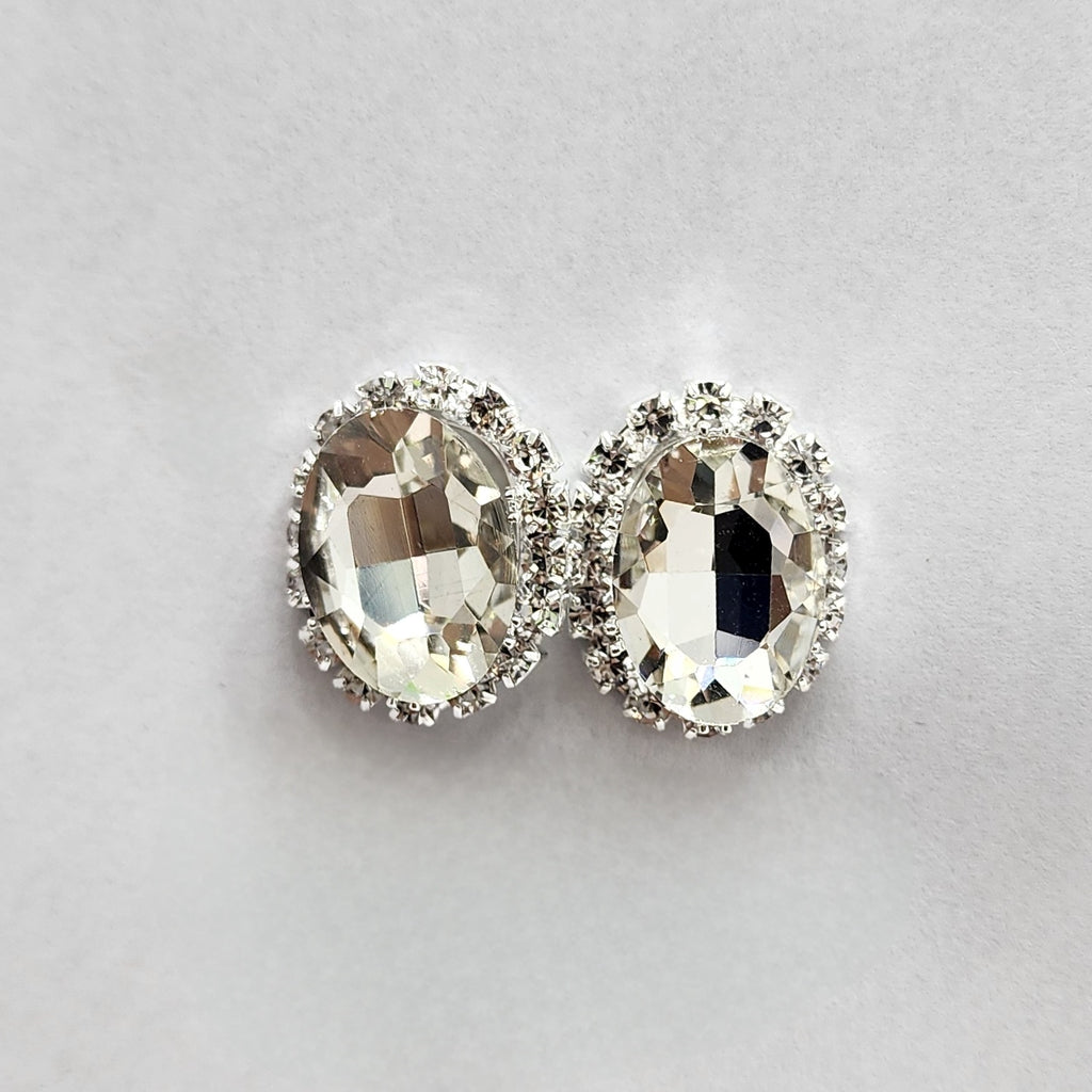 E570161 - Oval Fashion Stud Earrings