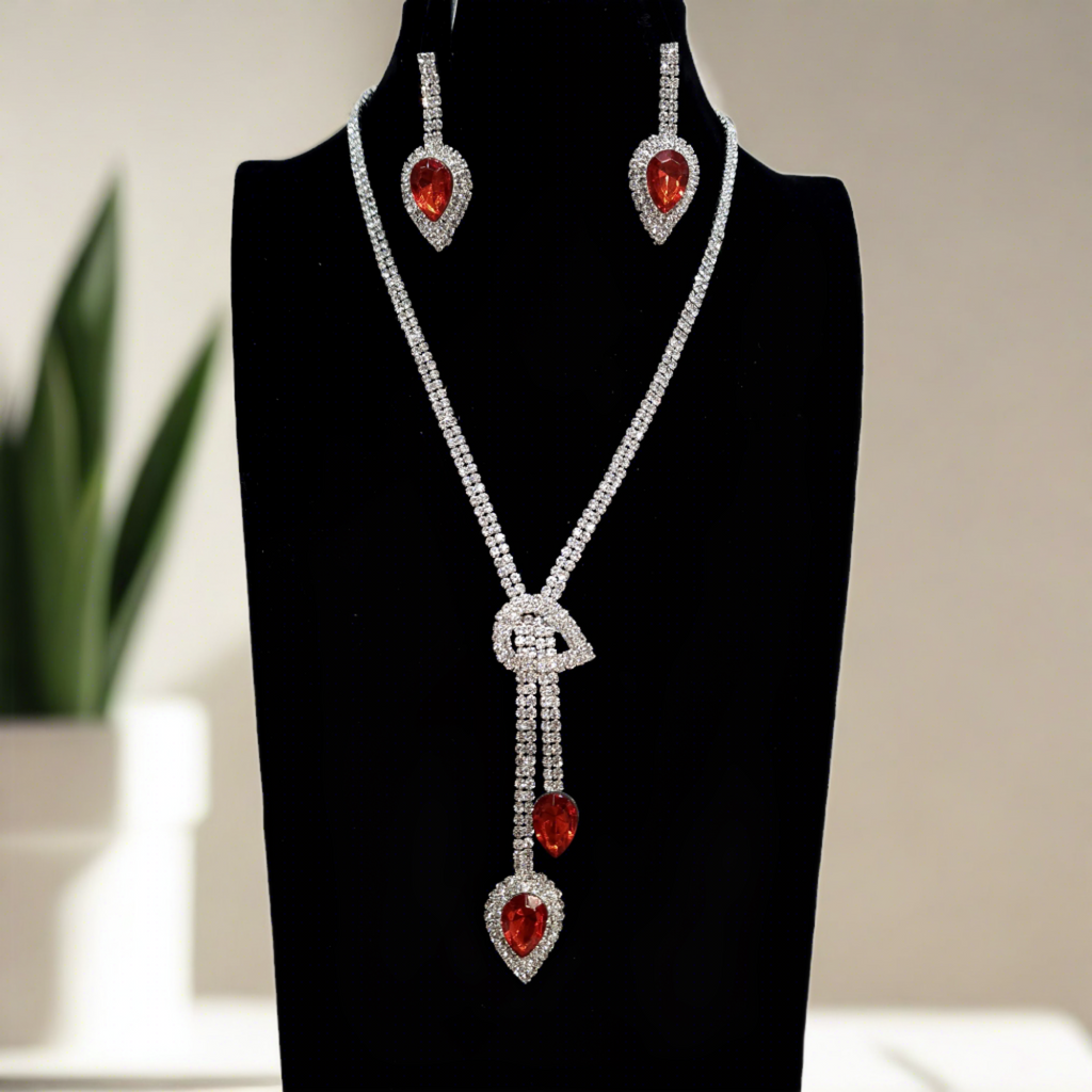 A-1477 -  NECKLACE AND EARRING SET