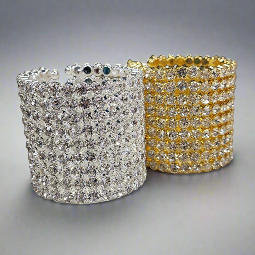 570144 - Rhinestone Bracelets - 9 Lines
