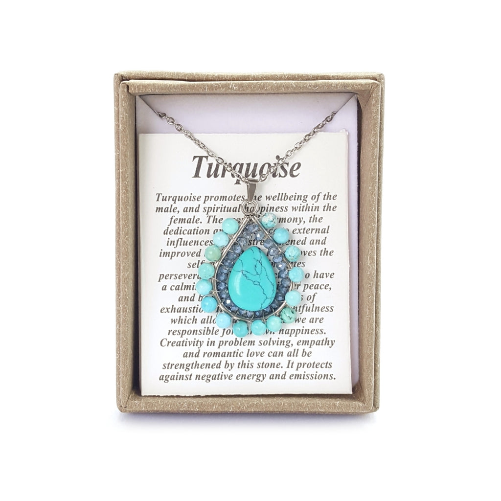 1997 Turquoise  Pendant Necklace